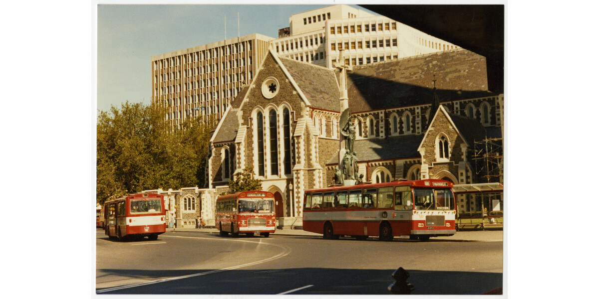 North End Of Cathedral Square Discoverywall Nz