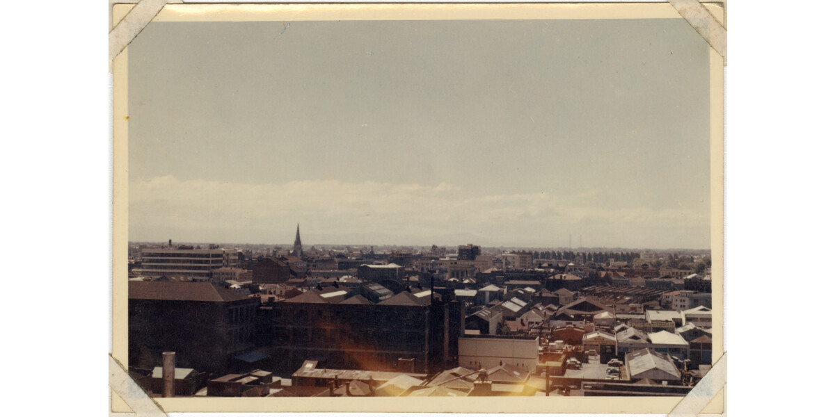 Looking north from Christchurch Railway Station | discoverywall.nz