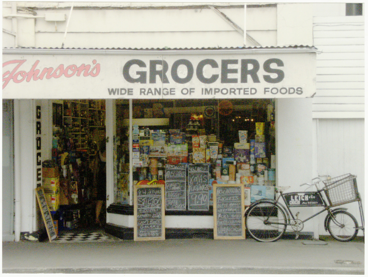 Johnson's wonderful grocer's shop discoverywall.nz