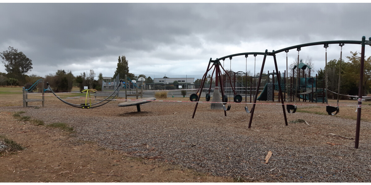Centennial Park playground during COVID19 lockdown discoverywall.nz