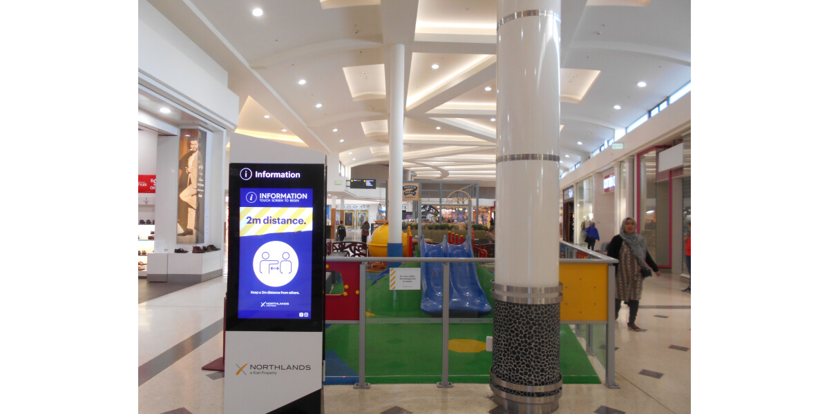 Signage at Northlands Mall discoverywall.nz