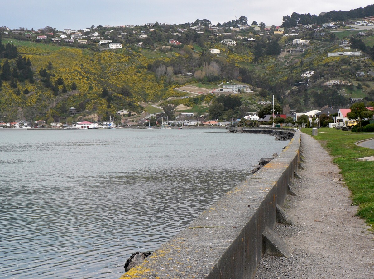 Sea wall Redcliffs