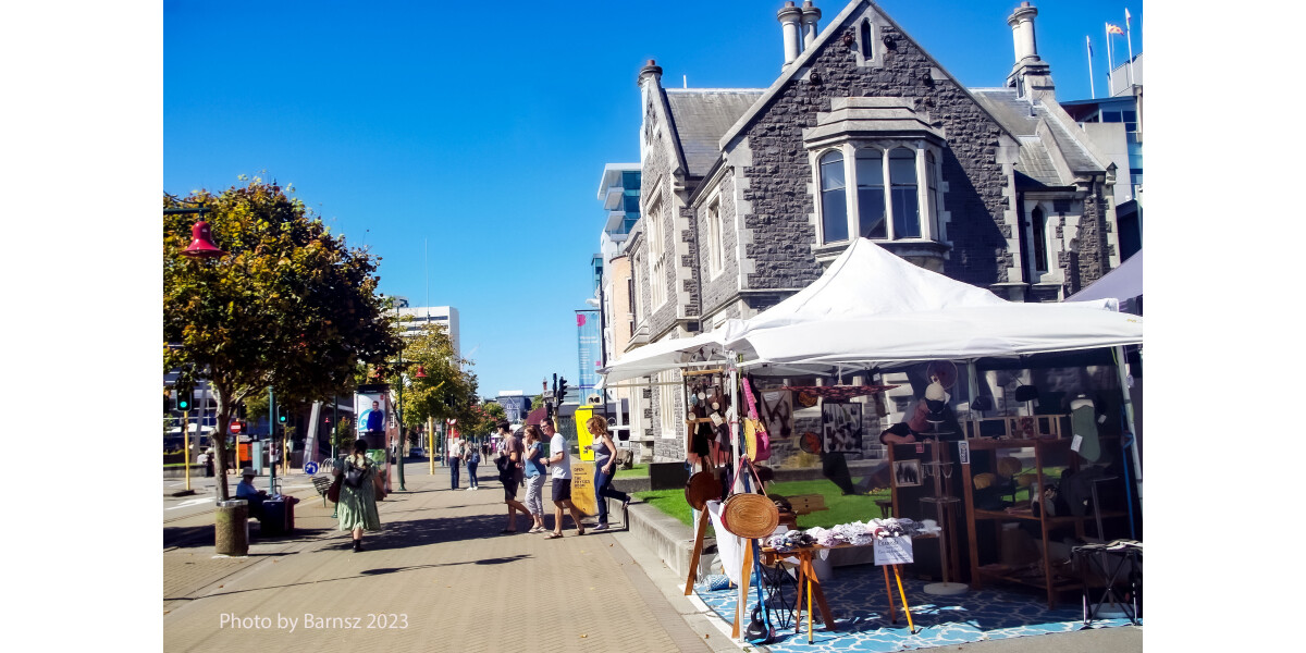 Christchurch Arts Centre market discoverywall.nz