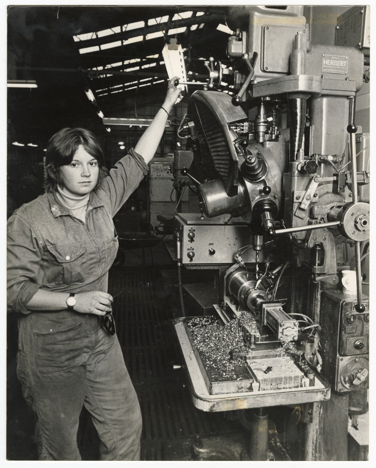 Lyn Boddington, apprentice turner and fitter | discoverywall.nz