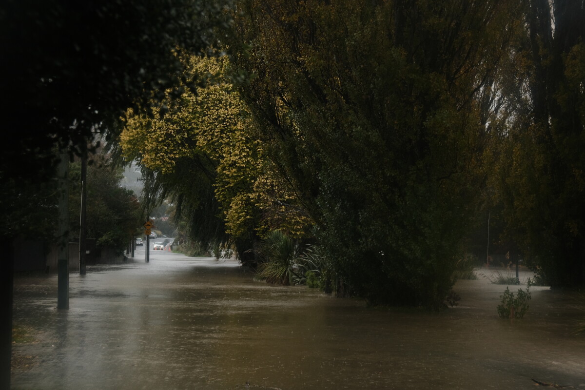 Flooded Christchurch