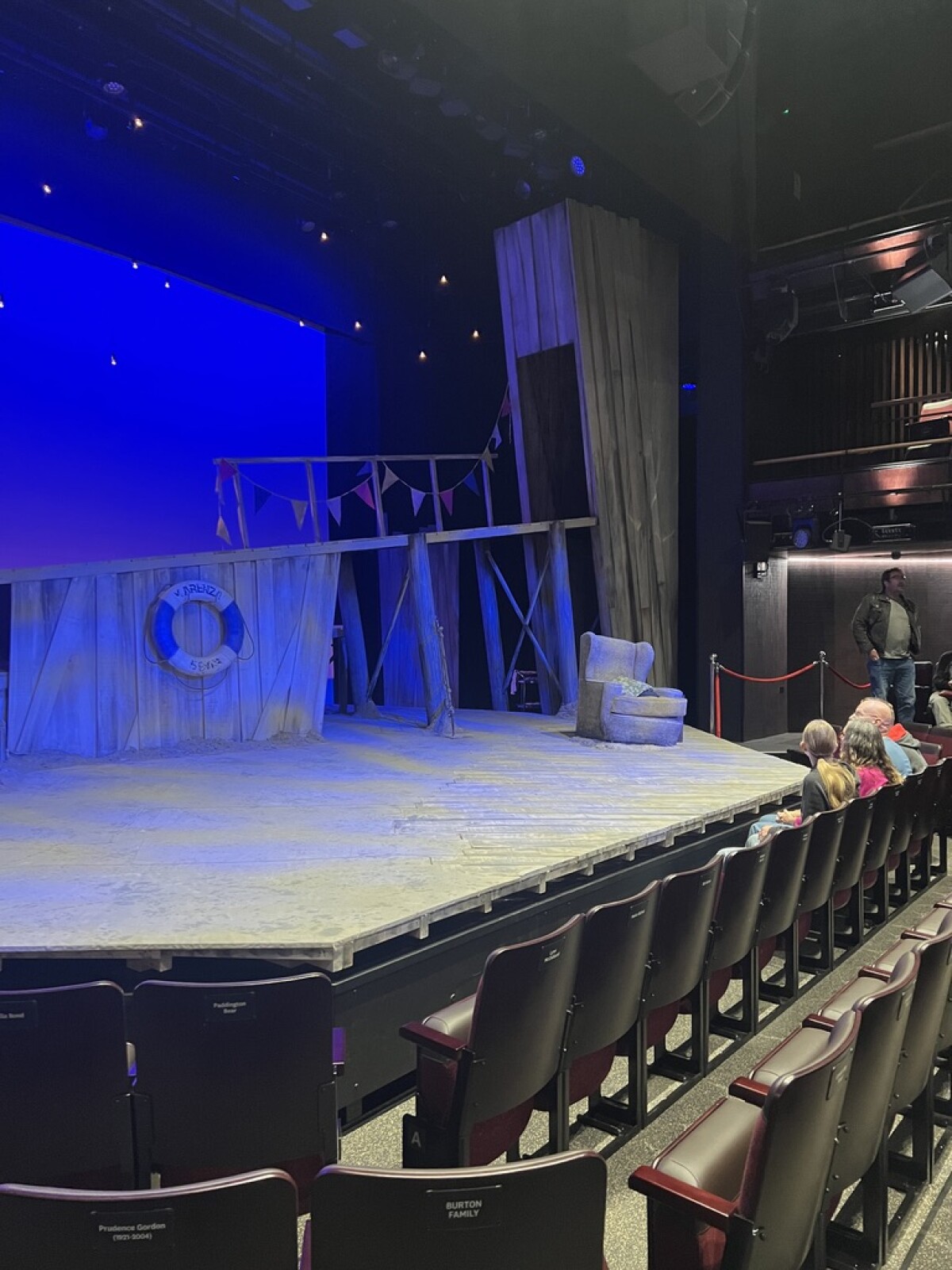 The stage at the new Court Theatre