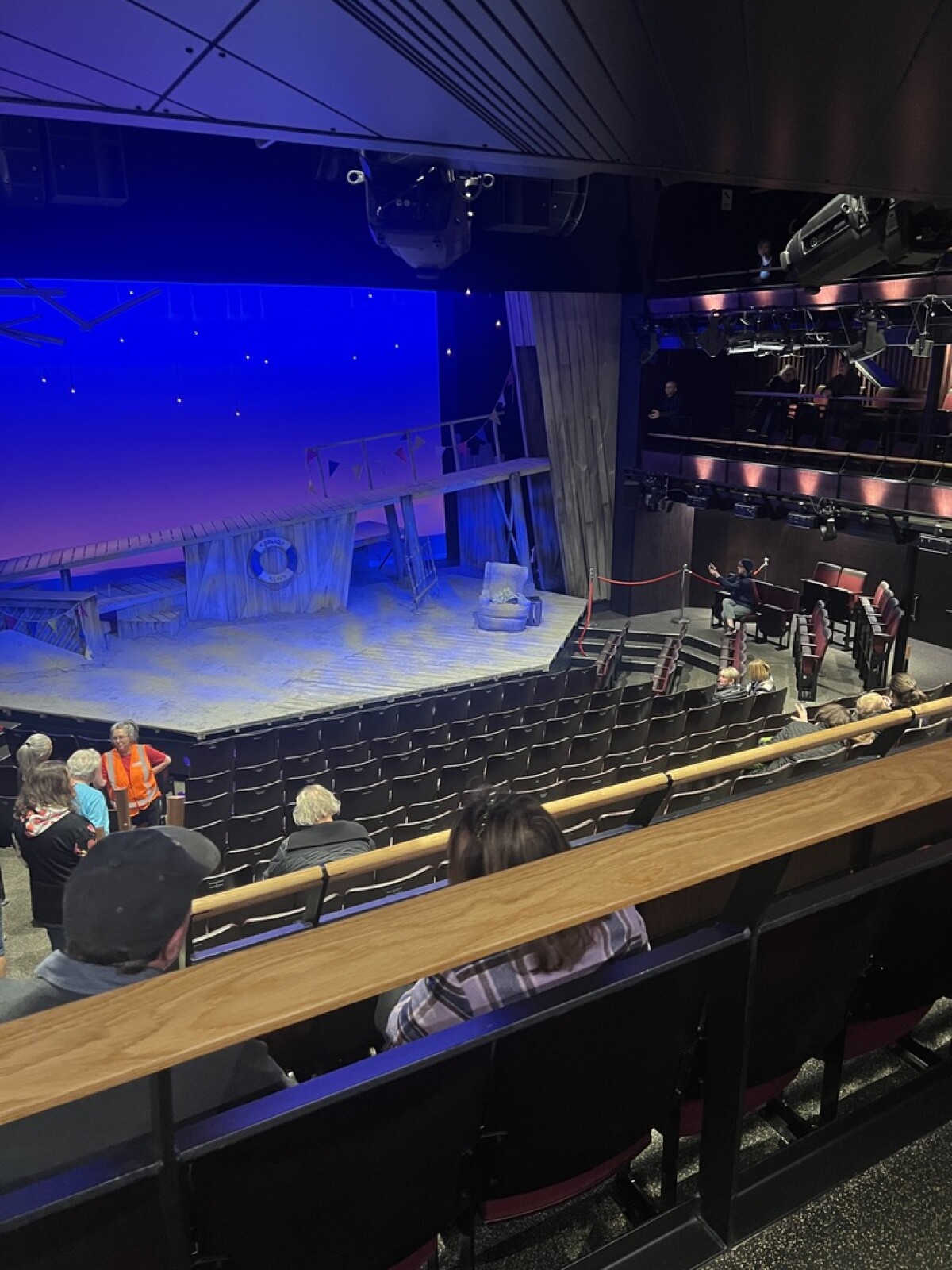 The stage at the new Court Theatre