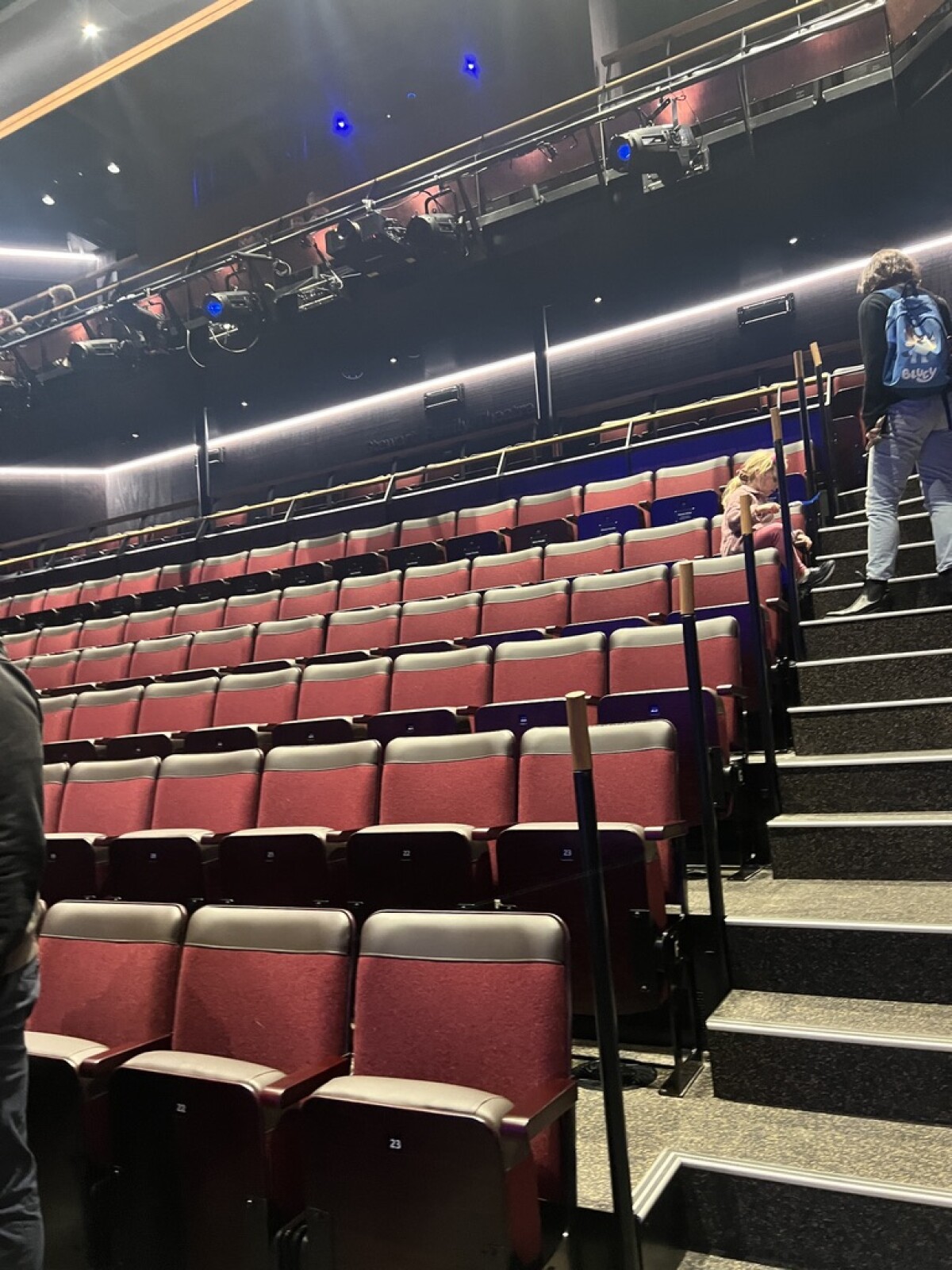 Seating at the new Court Theatre