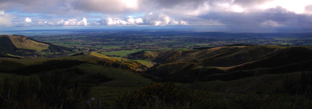 Looking towards Lake Ellesmere