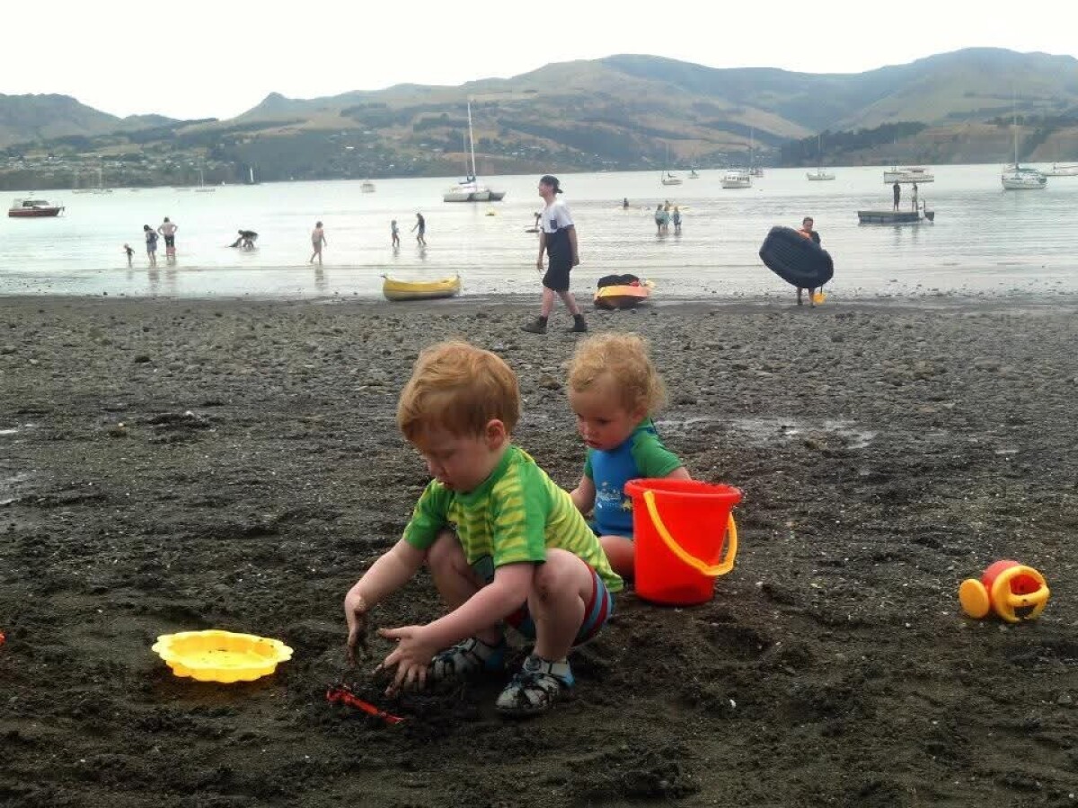 Beach day at Cass Bay