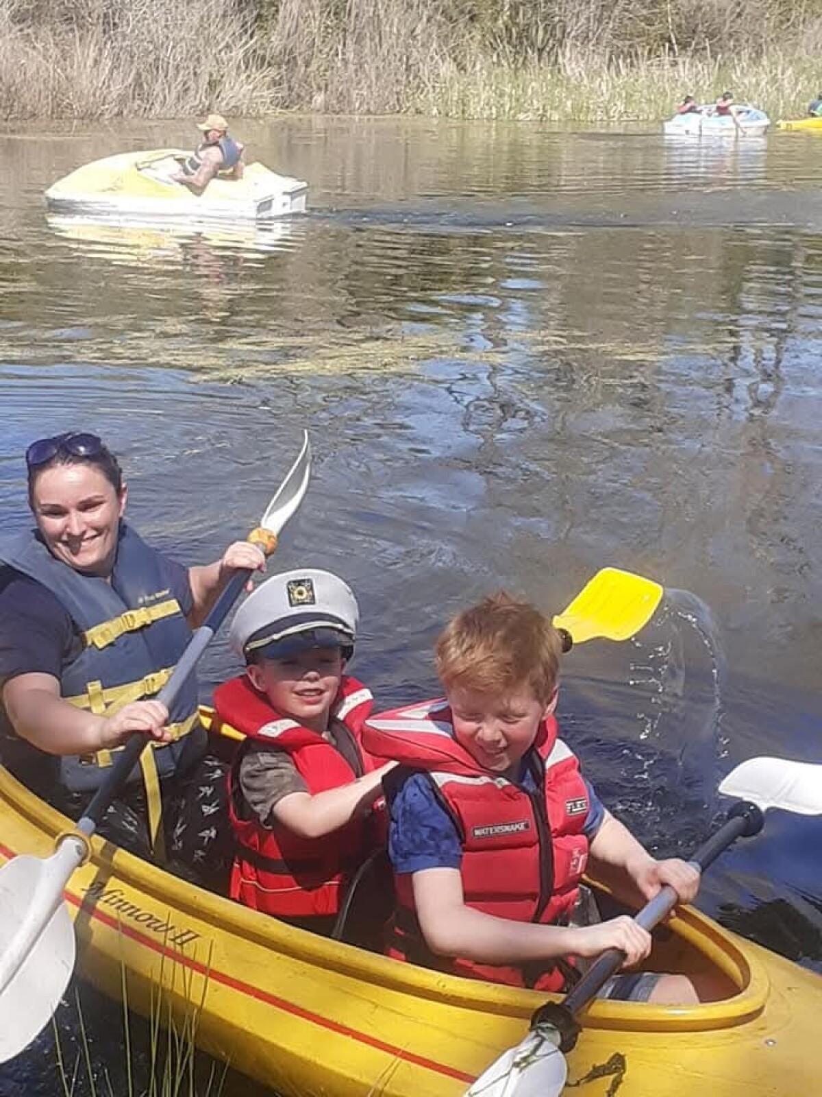 Kayaking at the Groynes