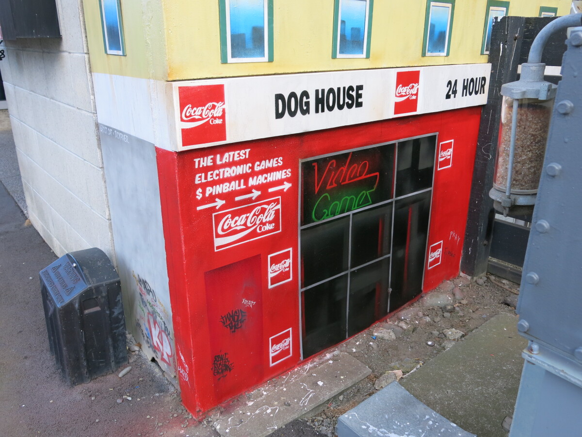 Dog House and Cat’s Pyjamas street art