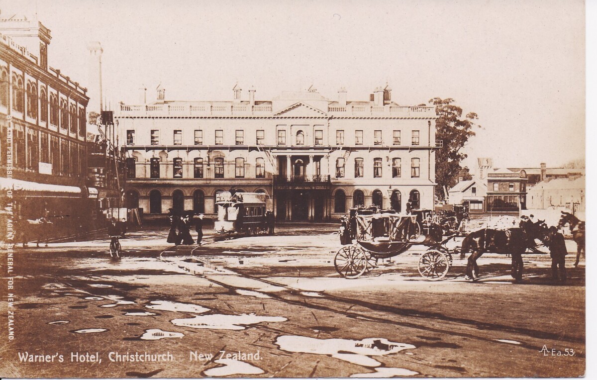 Postcard of Warner’s Hotel