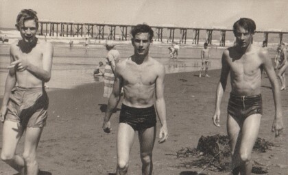 Summer day at New Brighton Beach