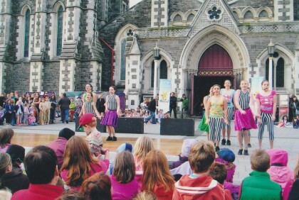 Showtime in Cathedral Square