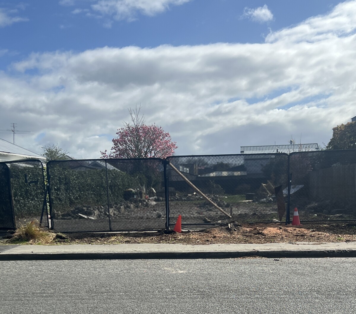 Going, going, gone: empty lot at 59 Jeffreys Road