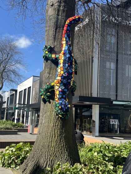 Yarnarchy lizard