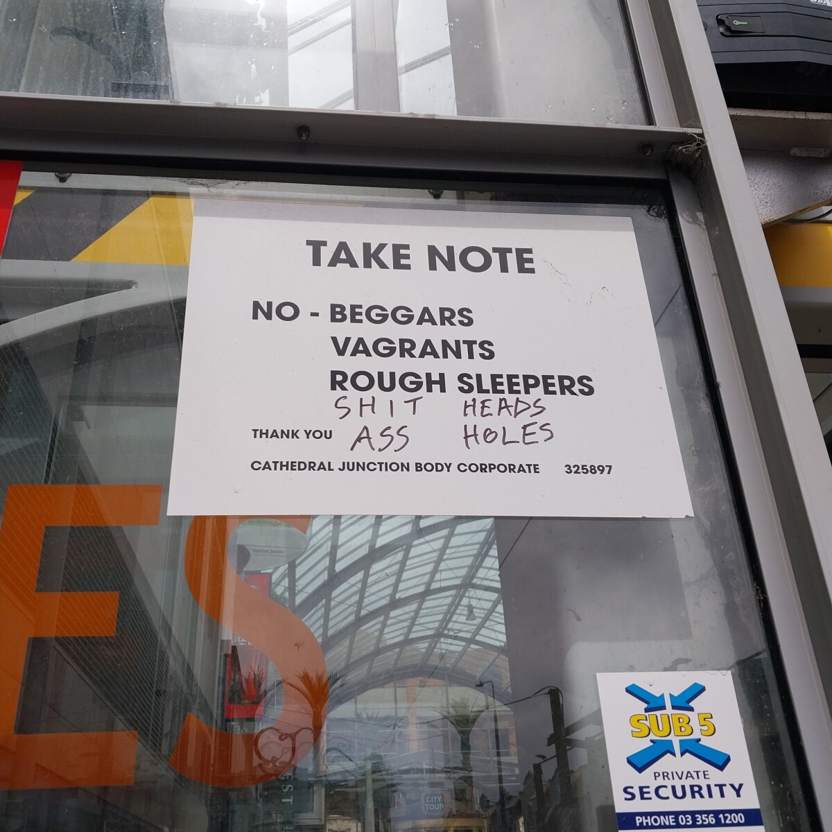 Sign at Cathedral Junction