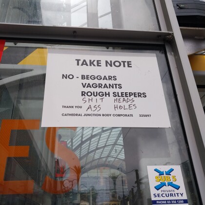 Sign at Cathedral Junction