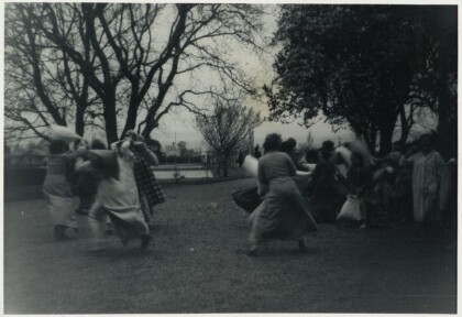 Boarders of Villa Maria College pillow fight