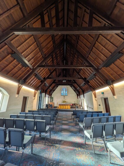 Interior of St Mark's Anglican Church, Opawa