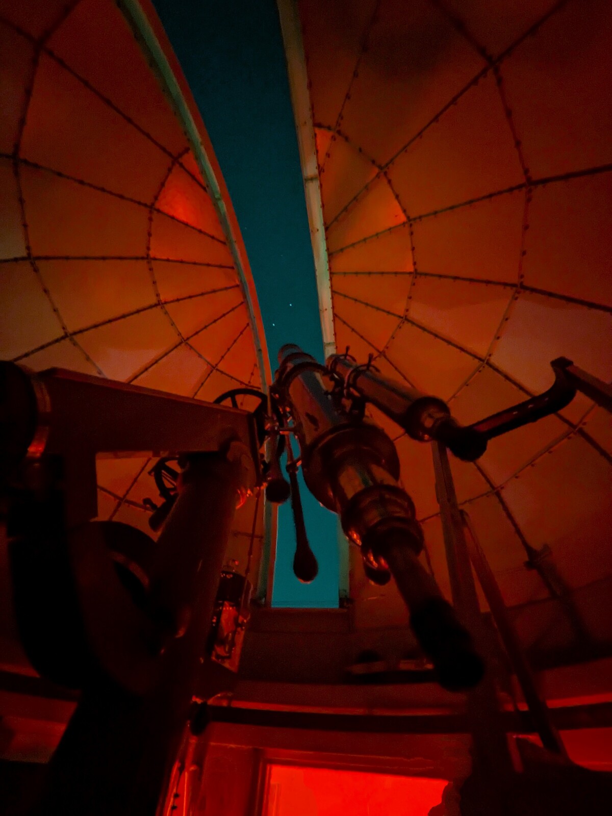 Observing the stars from the Arts Centre