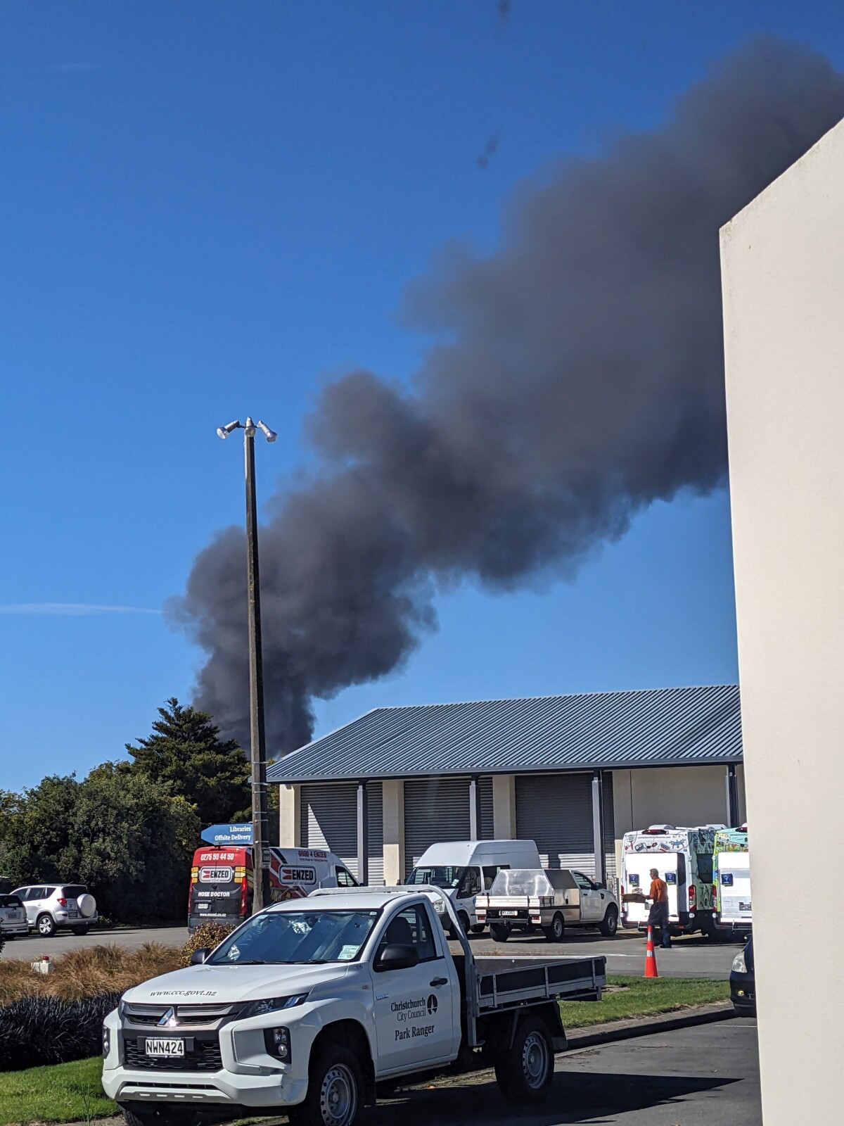 Industrial fire in Bromley