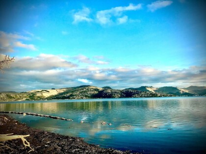 Te Ihutai, and view across the estuary