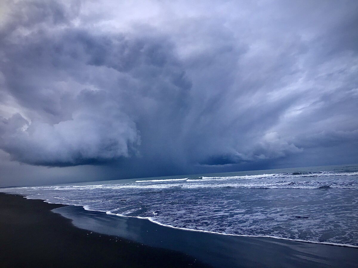 Storm brewing off North New Brighton
