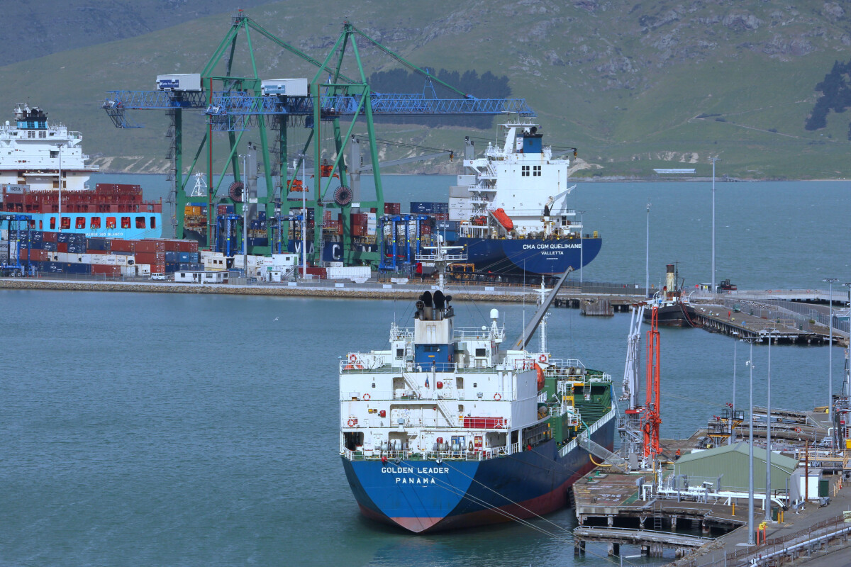 Ships in Lyttelton Port