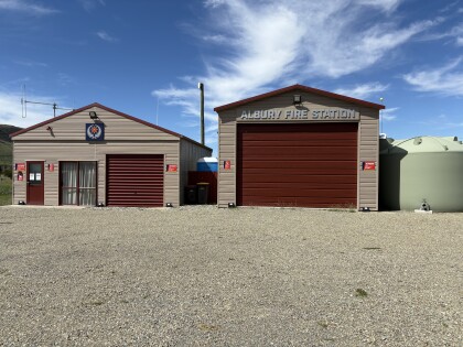 Albury Fire Station and shed