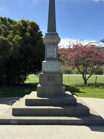 Albury War Memorial, side 3