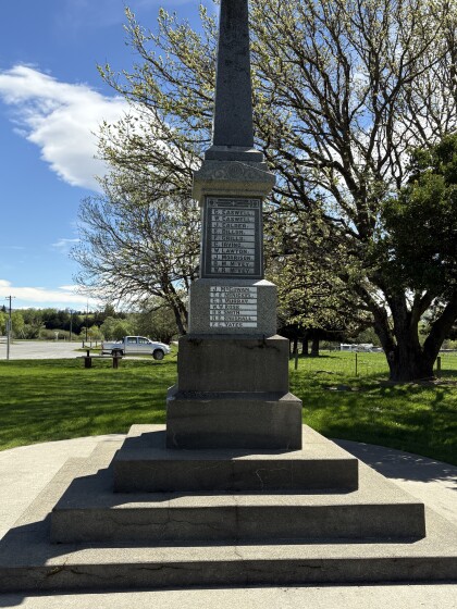 Albury War Memorial, side 4