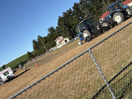 Tractor pulling at the Fairlie Showgrounds