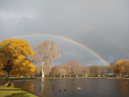 Rainbow at Hagley Park