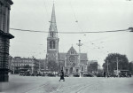 Earthquake damage to the Cathedral spire, in 1901 and 1888