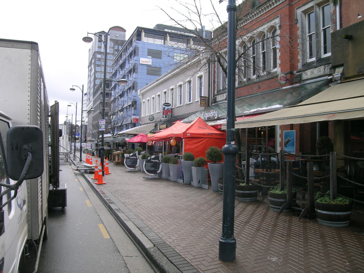 Oxford Terrace (The Strip), 9 August 2008 discoverywall.nz