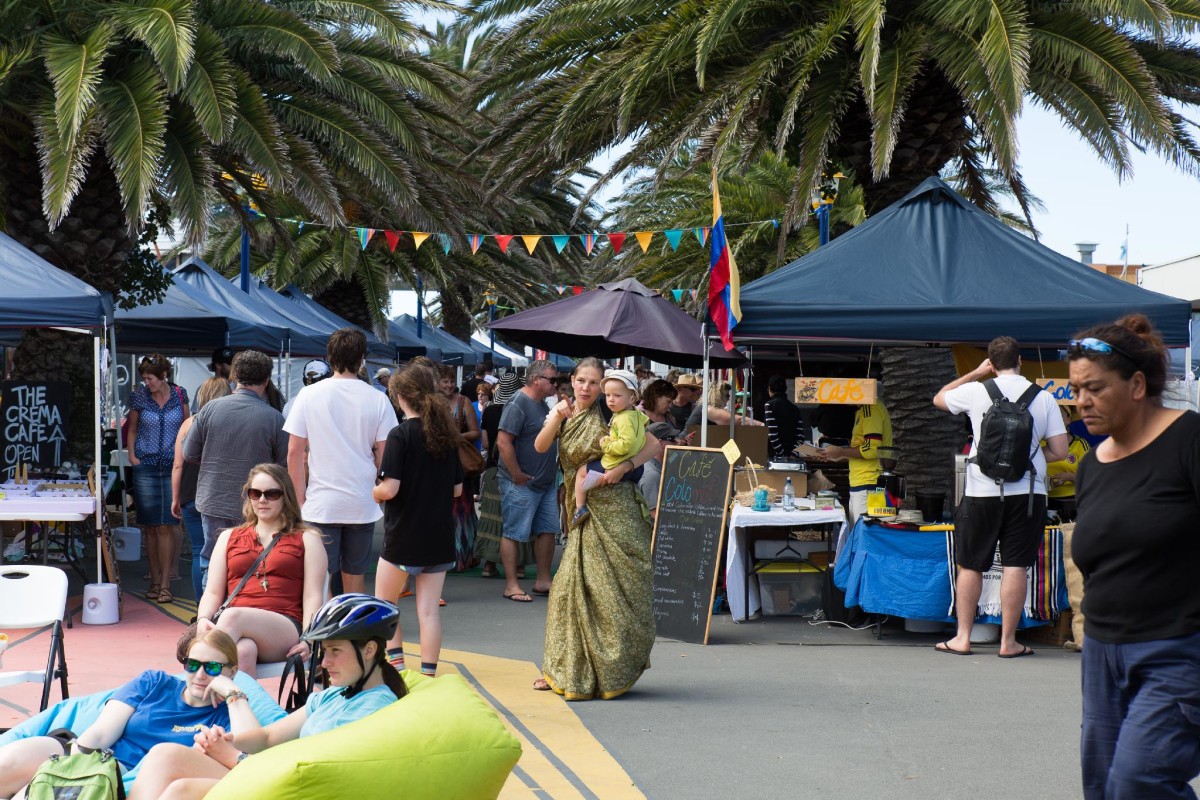 Saturday Seaside Market at New Brighton Mall discoverywall.nz