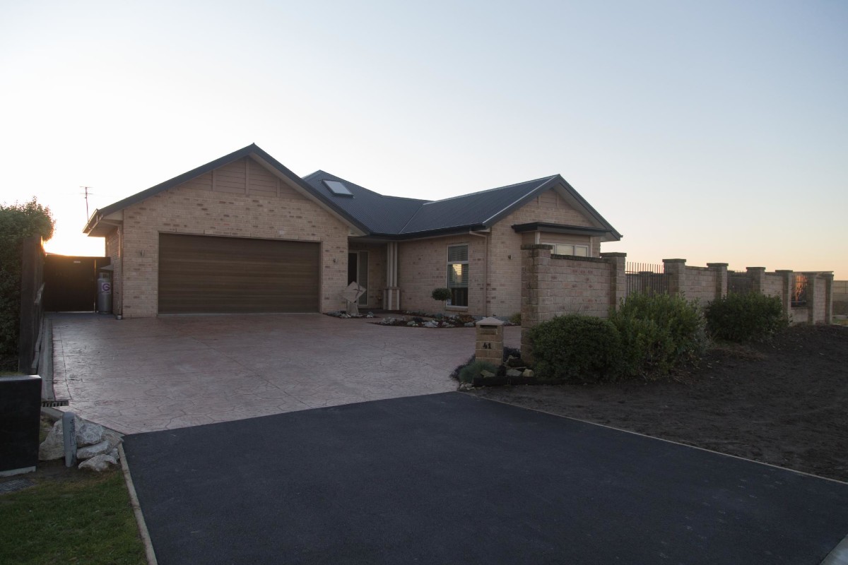 House on the Kirkwood subdivision off Dunbars Road discoverywall.nz