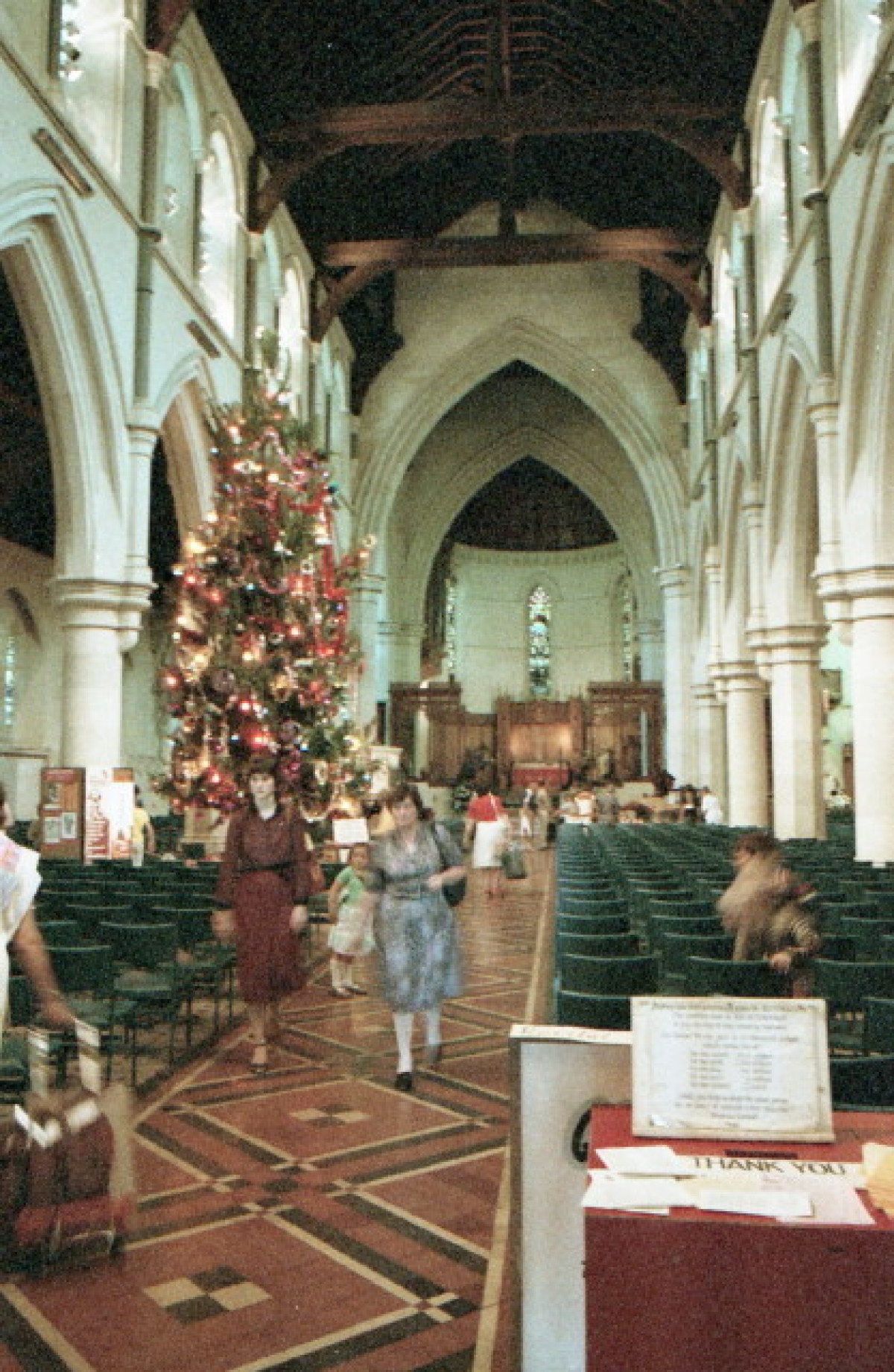 ChristChurch Cathedral Christmas 1984 discoverywall.nz