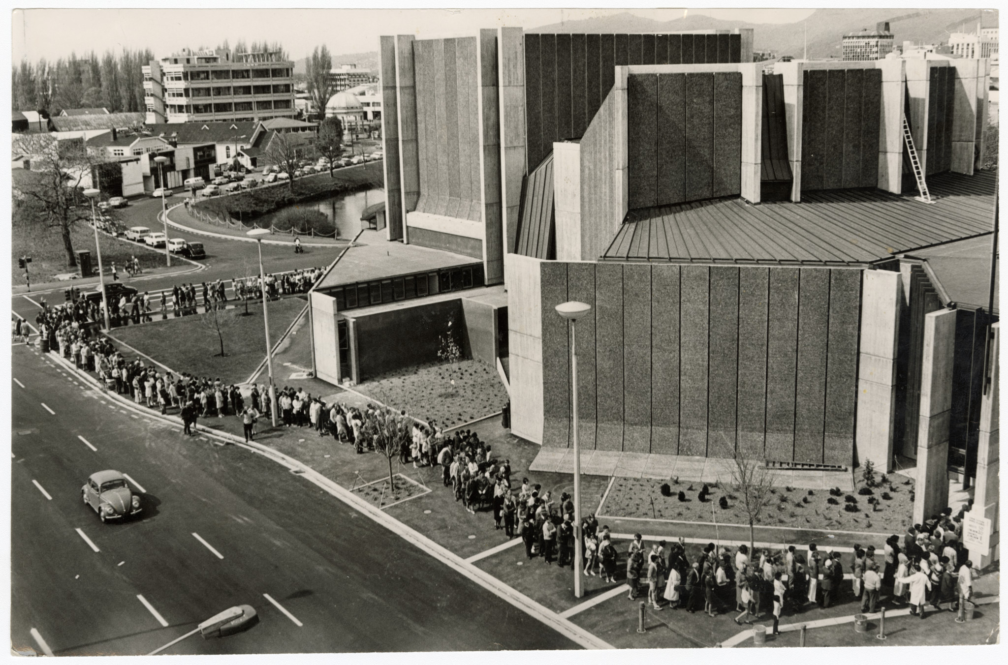 Opening of the new Town Halll. 25 September 1972. Christchurch Star archive. In copyright. CCL-StarP-02779A