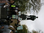 Student protest against climate change in Cathedral Square