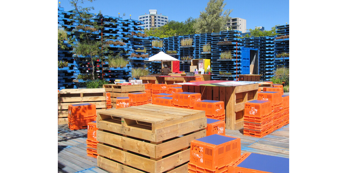 The Pallet Pavilion discoverywall.nz