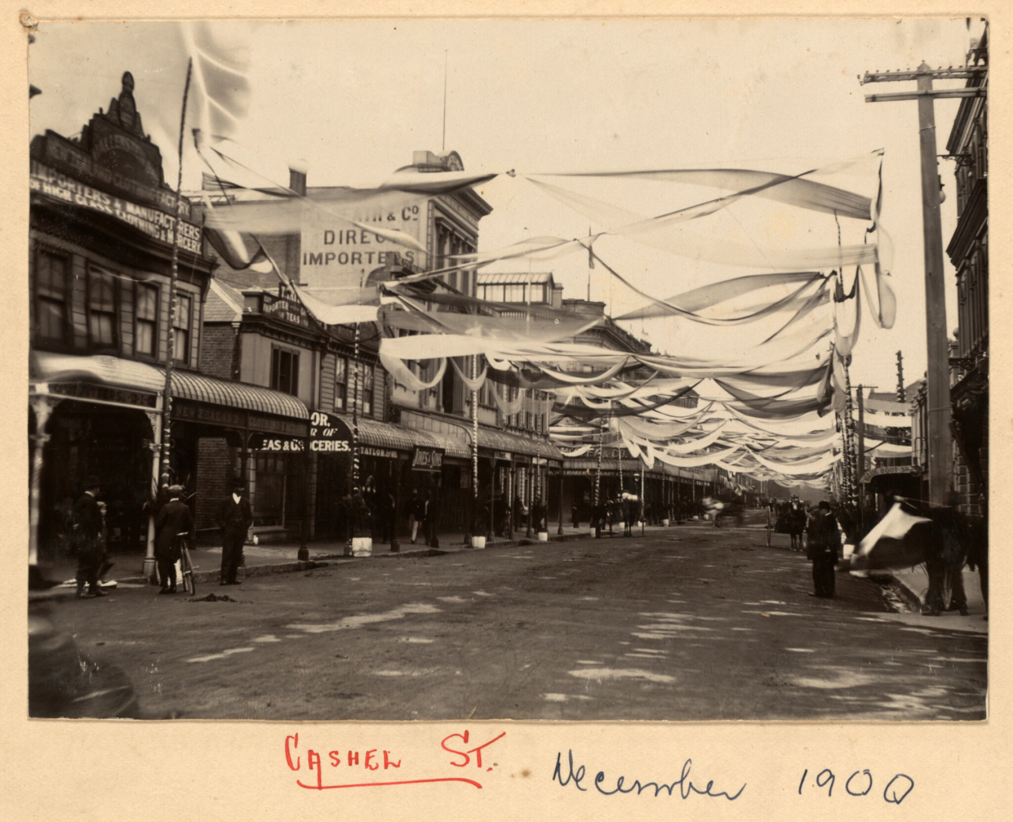 Cashel Street, December 1900 - June E Blank